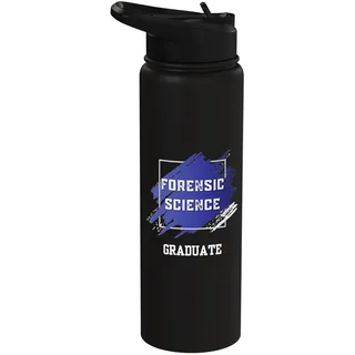 Abschluss Abschluss Forensic Science Degree University Stainless Steel Insulated Water Bottle