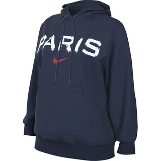 Nike PSG Top PSG Wnsw Phnx FLC Os Po HDY Gx, Midnight Navy/University Red/White, FQ3253-410, XS