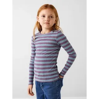 Name It Stricktop »NKFLILLO LS SLIM TOP NOOS«, blau