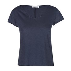 MANDALA Damen Yoga-Shirt Basic dunkelblau | S