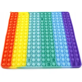 XXL Pop It Quadrat 30cm - Großes Push Bubble Fidget Toy gegen Stress & Langeweile
