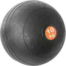 Slam Ball 10kg schwarz Medizinball Krafttraining Bootcamp Gewichte schwarz