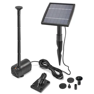 esotec Teichpumpe Wasserspiel Solar-Springbrunnen Kit 1,5/140 PRO Set 101905