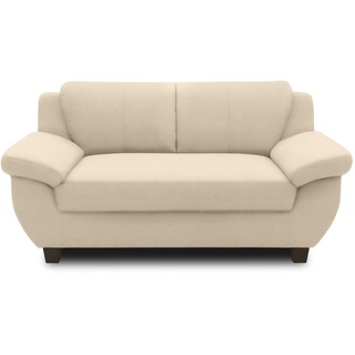 DOMO. collection Sofa Panama, 2 Sitzer, 2er Couch, Garnitur, 3-2-1 Sofa, 91 x 159 x 80 cm (BxTxH), beige