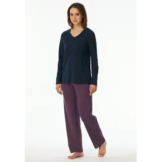 SCHIESSER uncover by Schiesser - Nightwear", - Schlafanzug 36, blau,