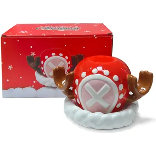 One Piece Anime Tasse, Chopper Kaffeetassen, Kreative Keramiktasse, Geschenk Tasse für Geburtstag, Weihnachten, Valentinstag, Jubiläum, Mug Cup für Milch, Kaffee, Saft
