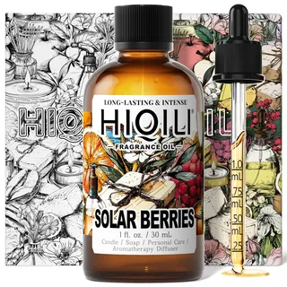 HIQILI Solar Berries Duftöl für Ried-Diffusoren, Kerzen & Badebomben