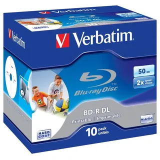 Verbatim 43736 BluRay BD-R DL 10pc 10 x), Optischer Datenträger