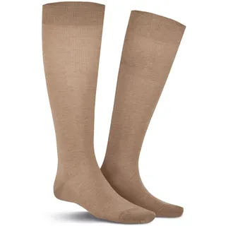 Kunert Kniestrümpfe Clark 39-42 Beige/Grau