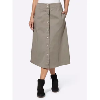 Classic Basics Jeansrock, grau