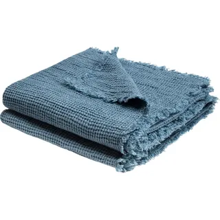 Zoeppritz Honeybee Plaid 170 x 230 cm Blau