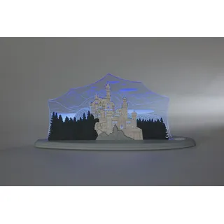 Motivleuchte Safari Länge ca 47cm NEU Schwibbogen Lichterbogen LED Erzgebirge Se