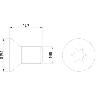 Textar Schraube, Bremsscheibe TEXTAR TPM0010