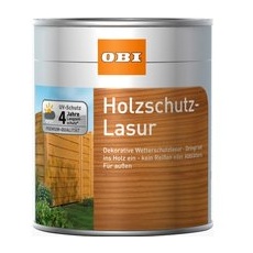 OBI Holzschutz-Lasur Nussbaum Dunkel 2,5 l