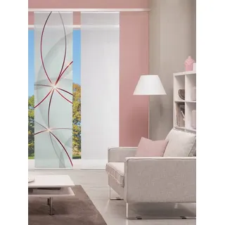 VISION S Schiebegardine »SCHIEBEVORHANG Digitaldruck BAMBUS-OPTIK BLINKI, Paneelwagen 1 Stk. tlg. DIGITALDRUCK - INDIVIDUELL KÜRZBAR, rot