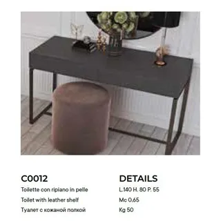 Schminktisch mit Spiegel Frisiertisch Kosmetiktisch Kommode Konsolentische - Schwarz