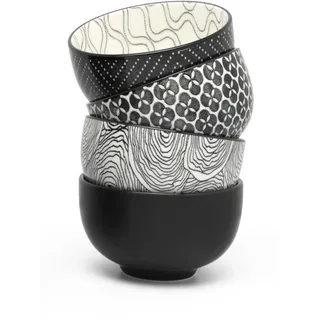 Bredemeijer Teebecher Pucheng 0,3 l Schwarz 4 St.