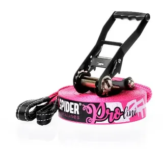 Spider Slacklines Pro 20 M Slackline - Pink - One Size