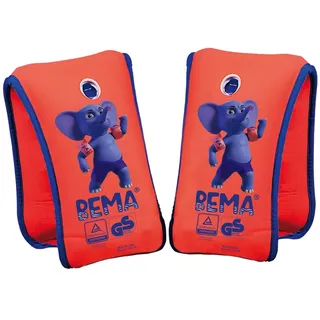 Bema 18004 - Neopren Schwimmflügel Schwimmlernhilfe für Kinder mit Doppelluftkammern und Sicherheitsventil, Schwimmhilfe für Baby, Kleinkinder von 1 bis 6 Jahren 11-30 kg Orange