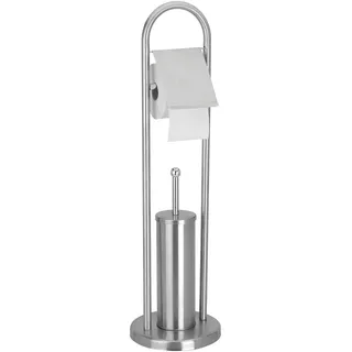 Home&Style 820915 WC-Garnitur Toilettrollenhalter auf Standart im Farbkarton, 80 cm