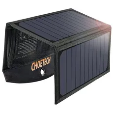 Choetech Foldable solar charger SC001 19W 2xUSB (black)