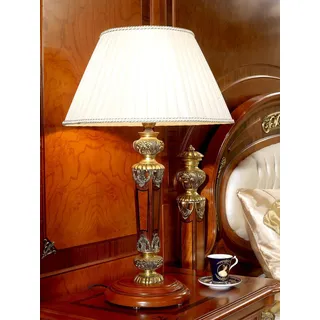 Antil Stil Barock Rokoko Tischlampe Nachttischlampe Tischlampe Leuchte Lampe Neu - Bunt