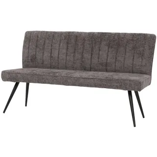 MCW Polsterbank K16 Grau-Braun 160 x 90 x 60 cm