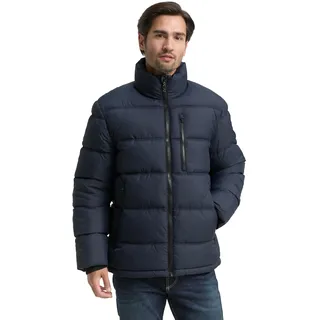 Tom Tailor Herren Puffer-Jacke aus wasserabweisendem Material