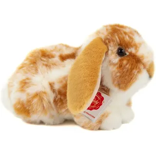 Teddy-Hermann Teddy Hermann 93730 - Widderkaninchen hellbraun-weiß gescheckt, Hase-Plüschtier, 23 cm