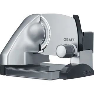 Graef SKS 500 Schneidemaschine Elektro 170 mm, erhöhter Bauweise, stufenloser Schnittstärkeneinstellung, Kindersicherung, Ein-Hand-Bedienung, MiniSlice-Aufsatz