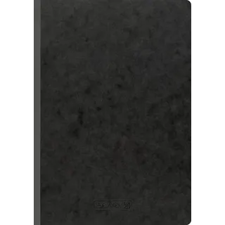 Brunnen Notizbuch DIN A4 kariert, schwarz Softcover 192 Seiten, 1 St.
