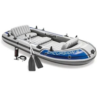Intex Excursion 5 + Paddel + Handpumpe + Sitzkissen