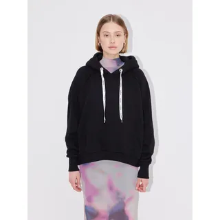 Hoodie LEGER "Hayley, LeGer by Lena Gercke", Damen, Gr. 40, schwarz, Sweatware, Obermaterial: 70% Baumwolle, 30% Polyester, normal normal, Rippbündchen, Sweatshirts Hoodie