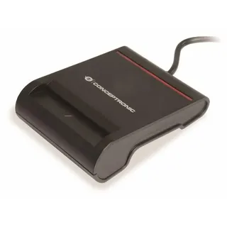 Conceptronic SCR01B Smart-ID Kartenleser Card Reader USB 2.0 schwarz