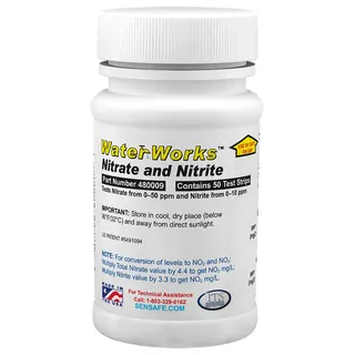 Waterworks Nitrat- und Nitrit -Wasserprüfung (50 Teststreifen)