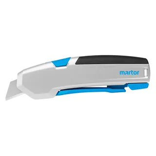 Martor Sicherheitsmesser SECUPRO 625, Profi Cuttermesser, Aluminium, Rechts- & Linkshänder, Logistik