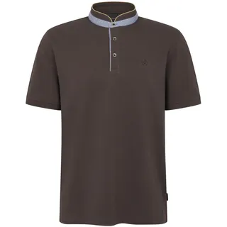bugatti Herren Poloshirt Stehkragen Basic Kurzarm Modern Fit
