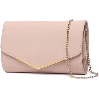 Miss Lulu Umschlag Clutch Rosa
