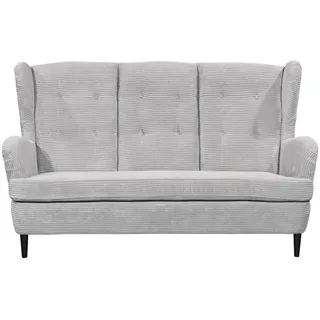Mid.you Küchensofa , Hellgrau , Textil , Buche , massiv , 176x103x98 cm , Made in Eu , Wohnzimmer, Sofas & Couches, Sofas, 2-Sitzer Sofas