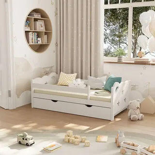 VitaliSpa Kinderbett Jessica 70 x 140 cm Holzwerkstoff weiß