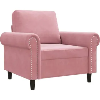 vidaXL Sessel Rosa 60 cm Samt - Rosa