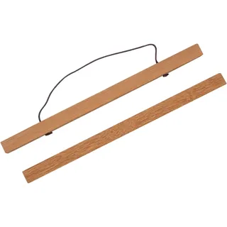 ZORR 1er Set Magnetisch Posterschiene 50CM B2, Bilderrahmen aus Teak für Wandbilder, Photos, Posterleiste Bilderleiste 50x70 50x100 50x75(50cm)