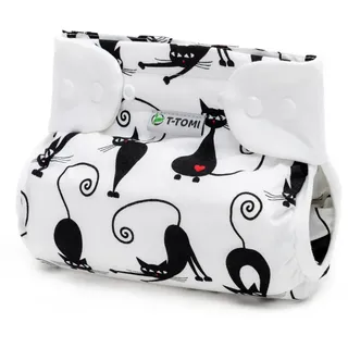 T-Tomi Orthopädisches Spreizh√∂schen für breites Wickeln - druckkn√∂pfe Cats (3-6 kg) 1 St