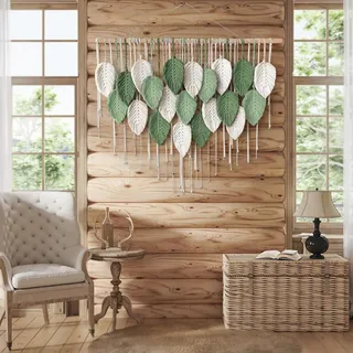 Boho Wandtapet - handgefertigtes Makramee - einzigartige Wanddekoration