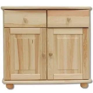 Kommode Sideboard Schrank Echtholz Neu Anrichte JVmoebel - Braun