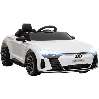 Homcom Kinder Elektroauto, Kinderauto mit 2,4G Ferbedienung, Kinderfahrzeug, Weiß , Metall , 58x41x103 cm , unisex , Freizeit & Co, Gartenspielzeug, Kinder-Elektrofahrzeuge