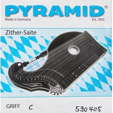 Pyramid Zither-Saiten Zither Griff. Münchner Stimmung C Tombak besp. 590.405