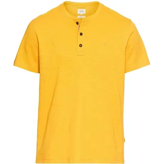 camel active Herren 409474/9t04 Henley-Hemd, Orange, L EU