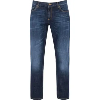 Alberto - Herren 5-Pocket Jeans PIPE - Authentic Denim (8937 1896), Größe:W35, Länge:L34, Farbe:Navy (891) - Dunkelblau