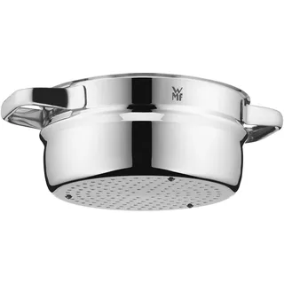 WMF Compact Cuisine Gemüse-/ Kartoffeldämpfer 20 cm, Dampfgarer Einsatz für Topf, Dämpfeinsatz Cromargan Edelstahl, spülmaschinengeeignet